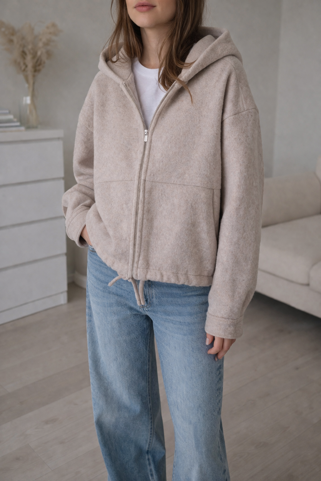 Oversized Hooded Jacket