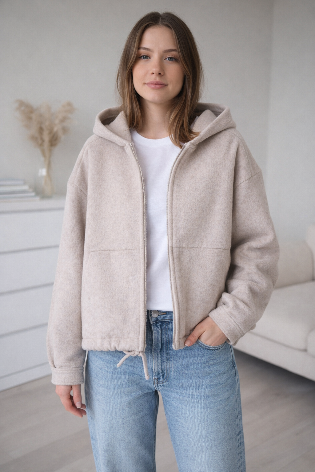 Oversized Hooded Jacket