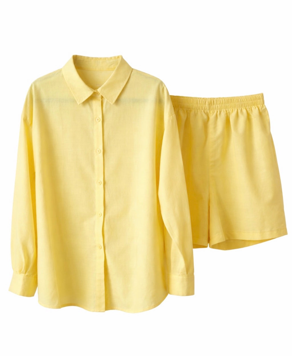 Lemon Yellow Summer Cotton Set