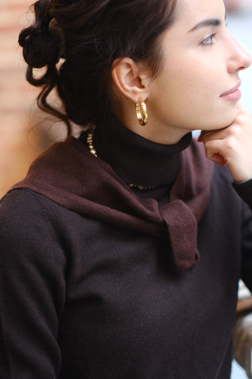 100% Cashmere Triangle Scarf – Women’s Luxury Neck Scarf