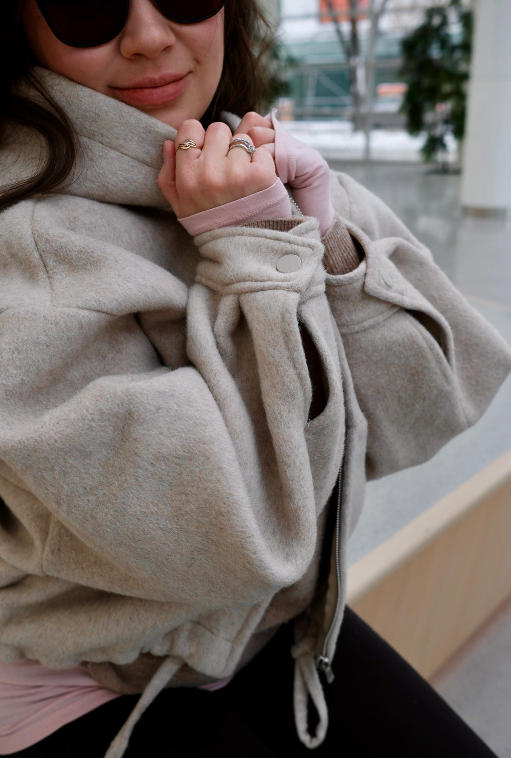Oversized Hooded Jacket