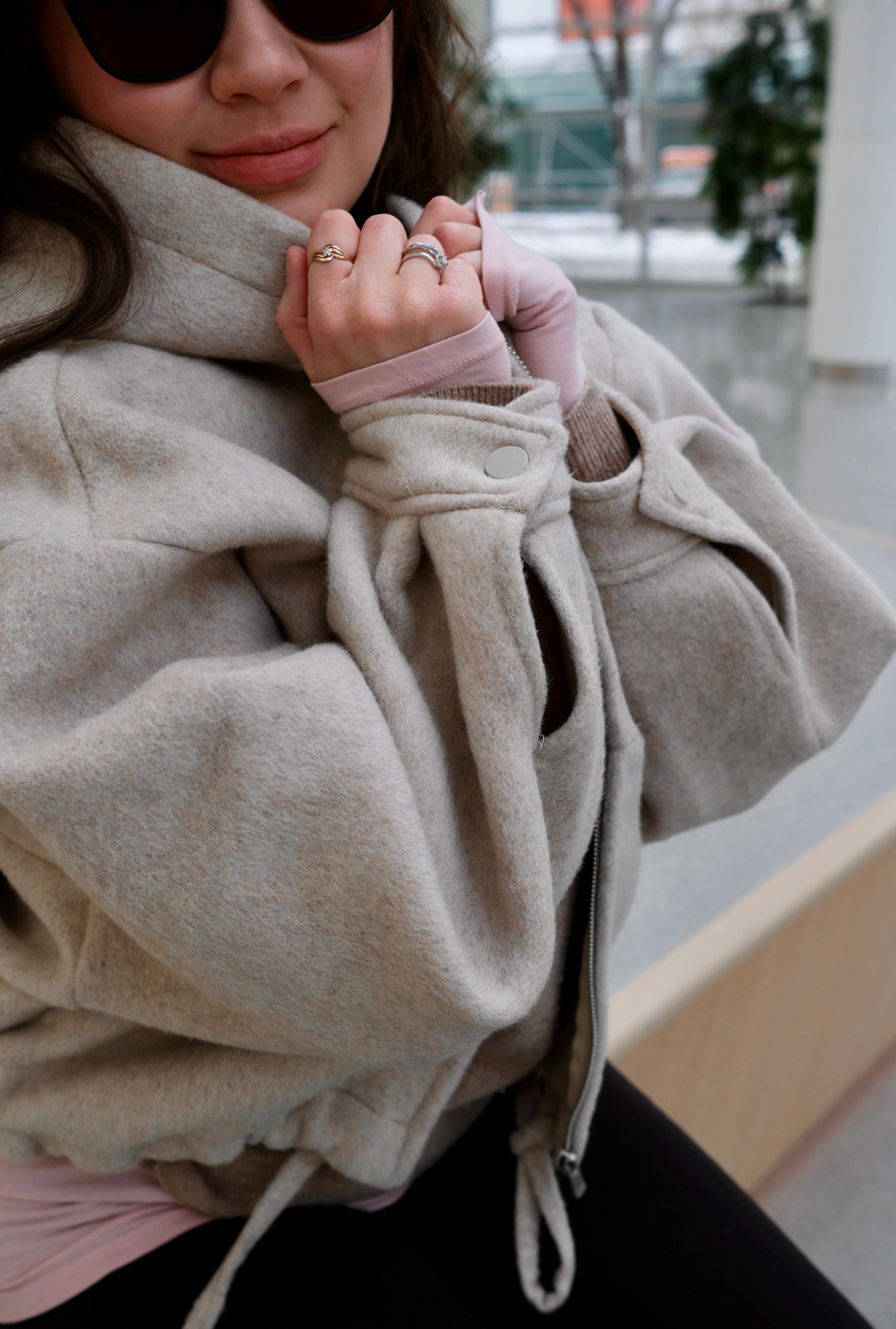 Oversized Hooded Jacket