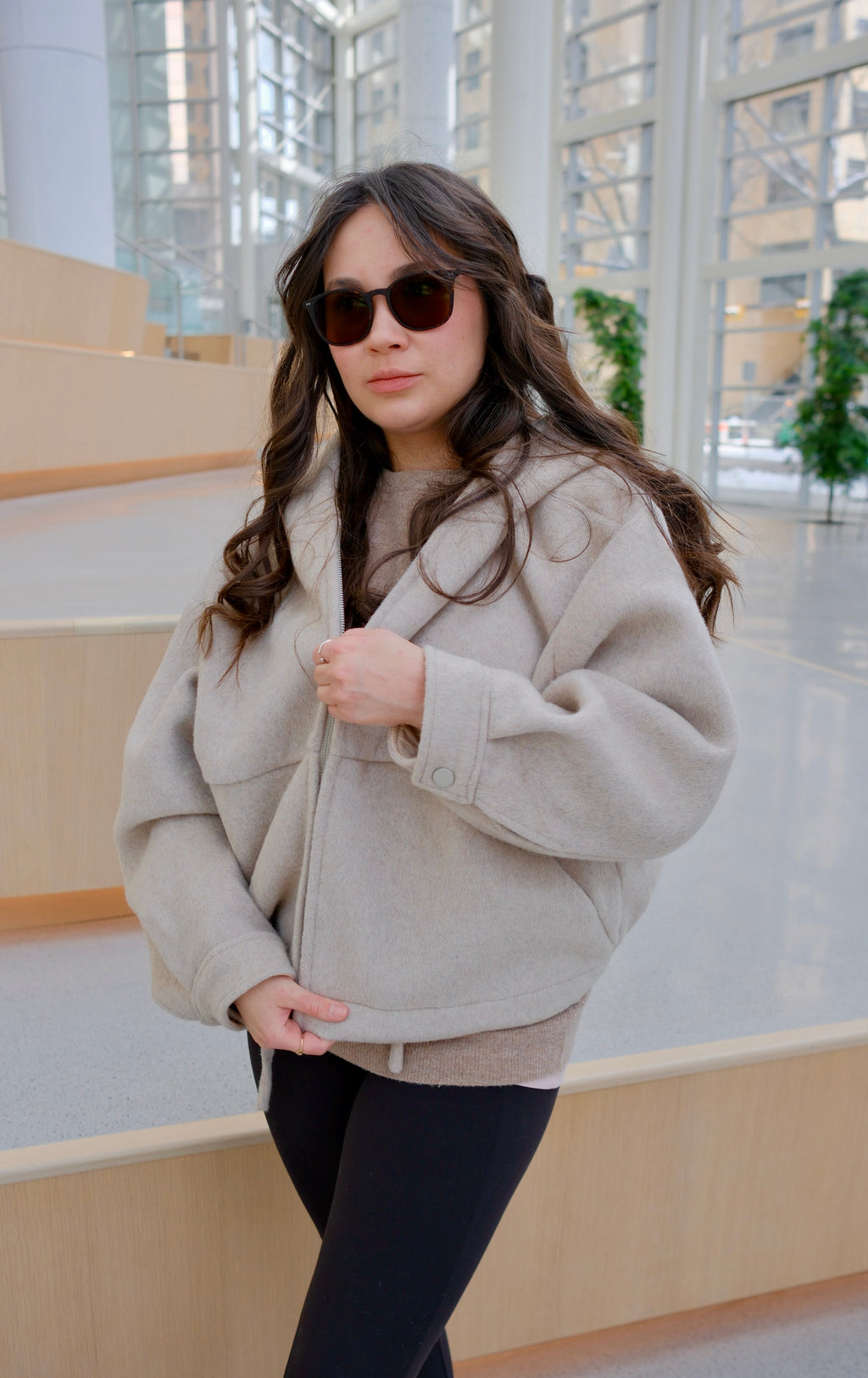 Oversized Hooded Jacket