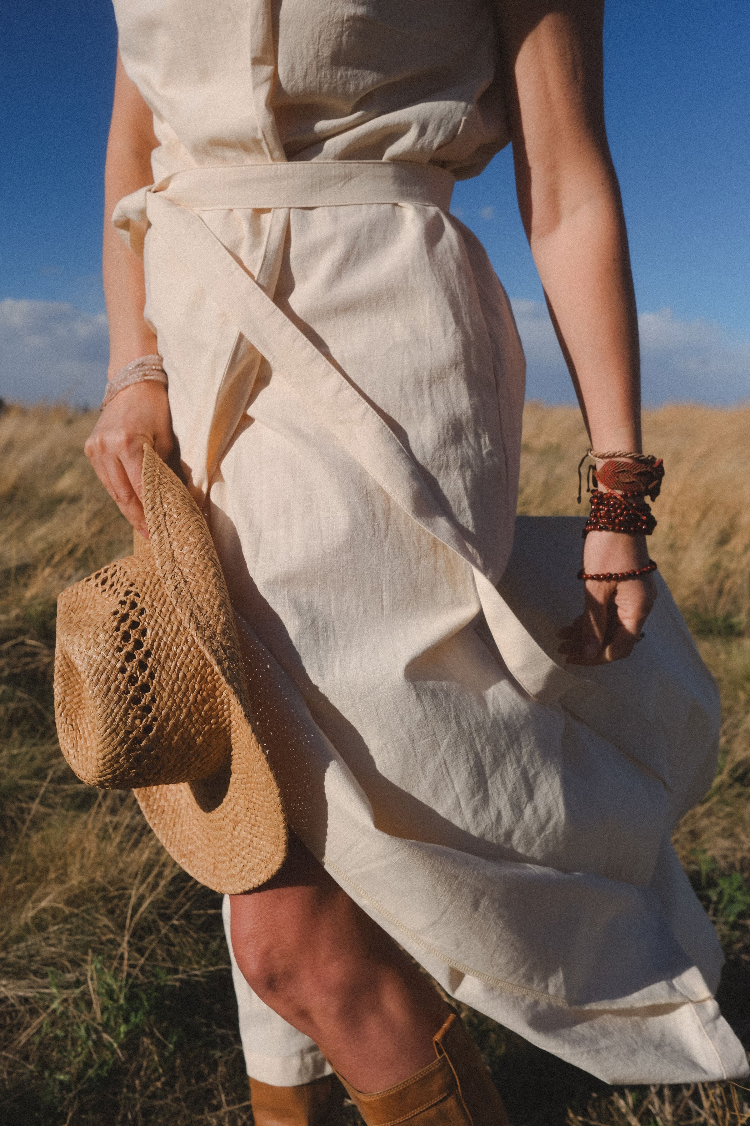 Wrap Cotton Dress