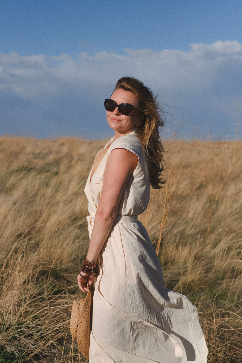 Wrap Cotton Dress