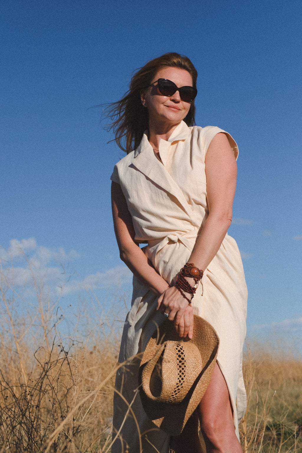 Wrap Cotton Dress