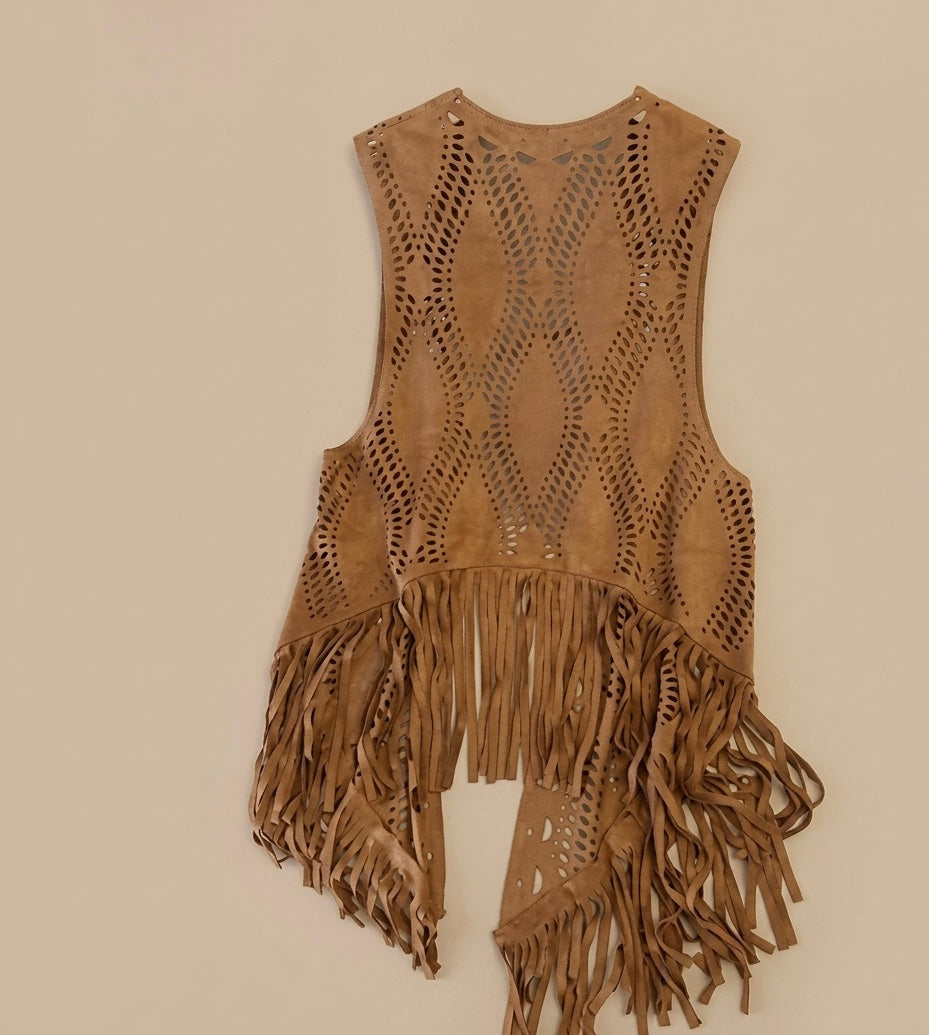 Ultra-Light Faux Suede Vest