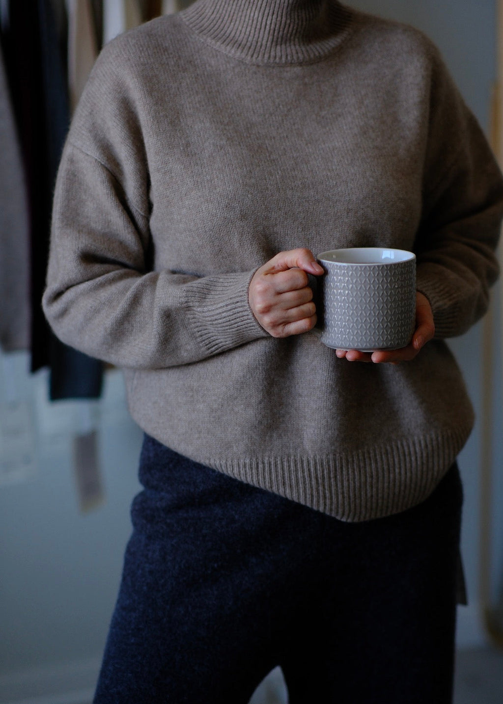 Mocha Heavy  Knit